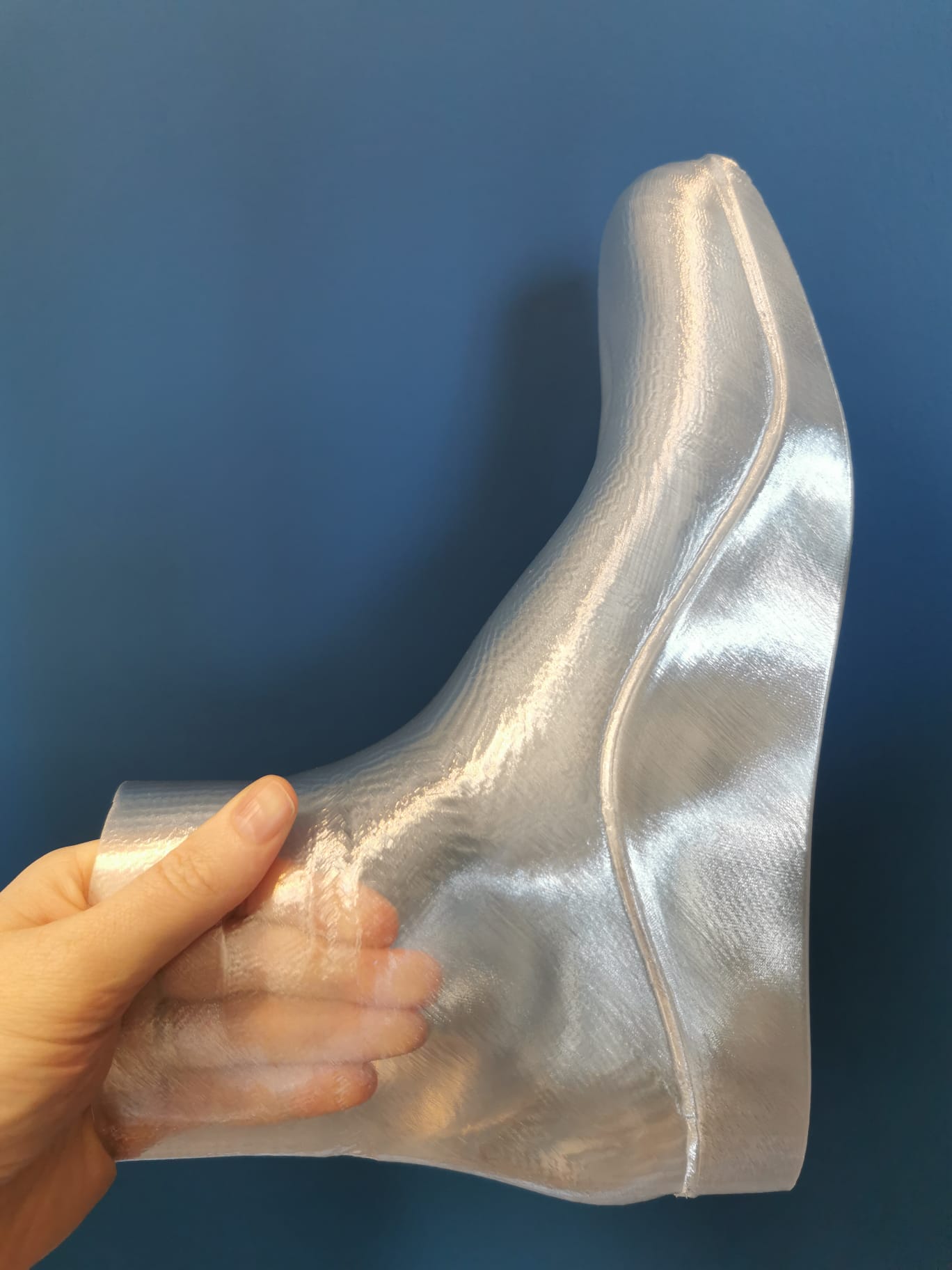 3D printed foil test shoe